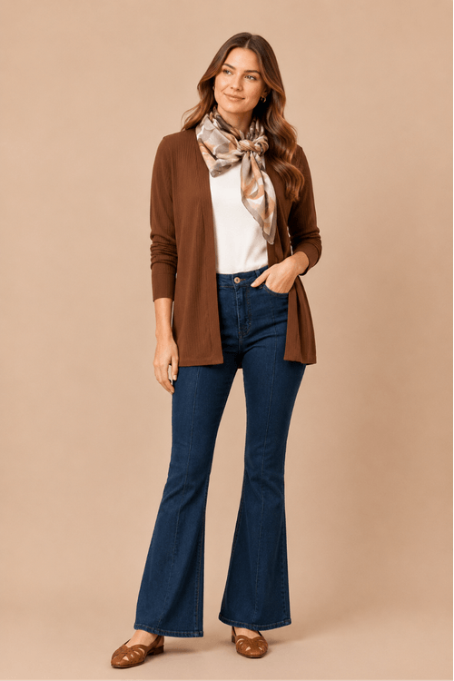 Pashmina estampa botanica -1-